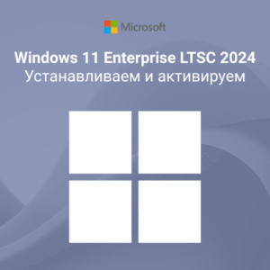 Активируем Windows 11 Enterprise LTSC 2024