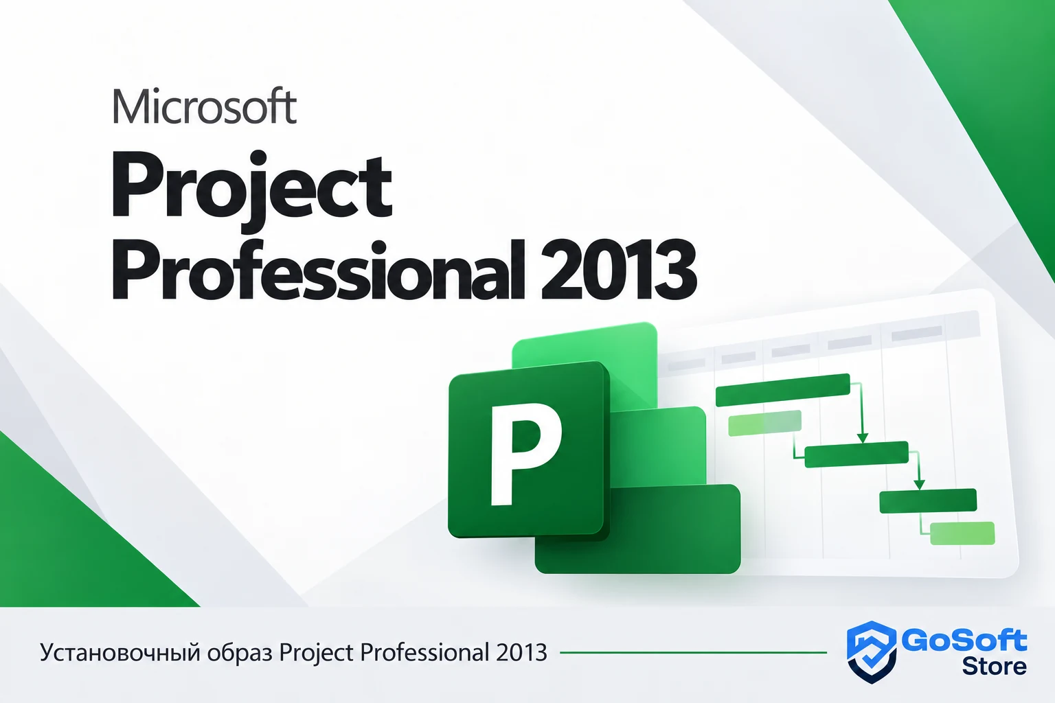 Project Professional 2013 — обложка карточки скачивания GoSoft Store